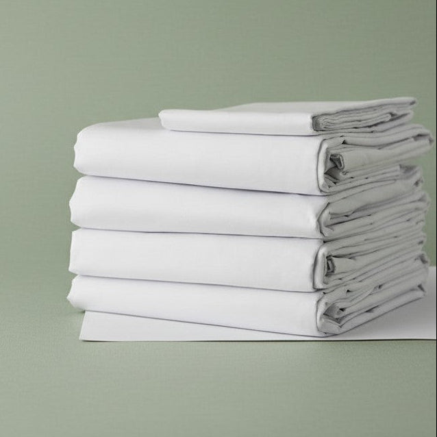 T-300 White Combed Cotton Sheets
