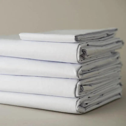 T-300 White Combed Cotton Sheets
