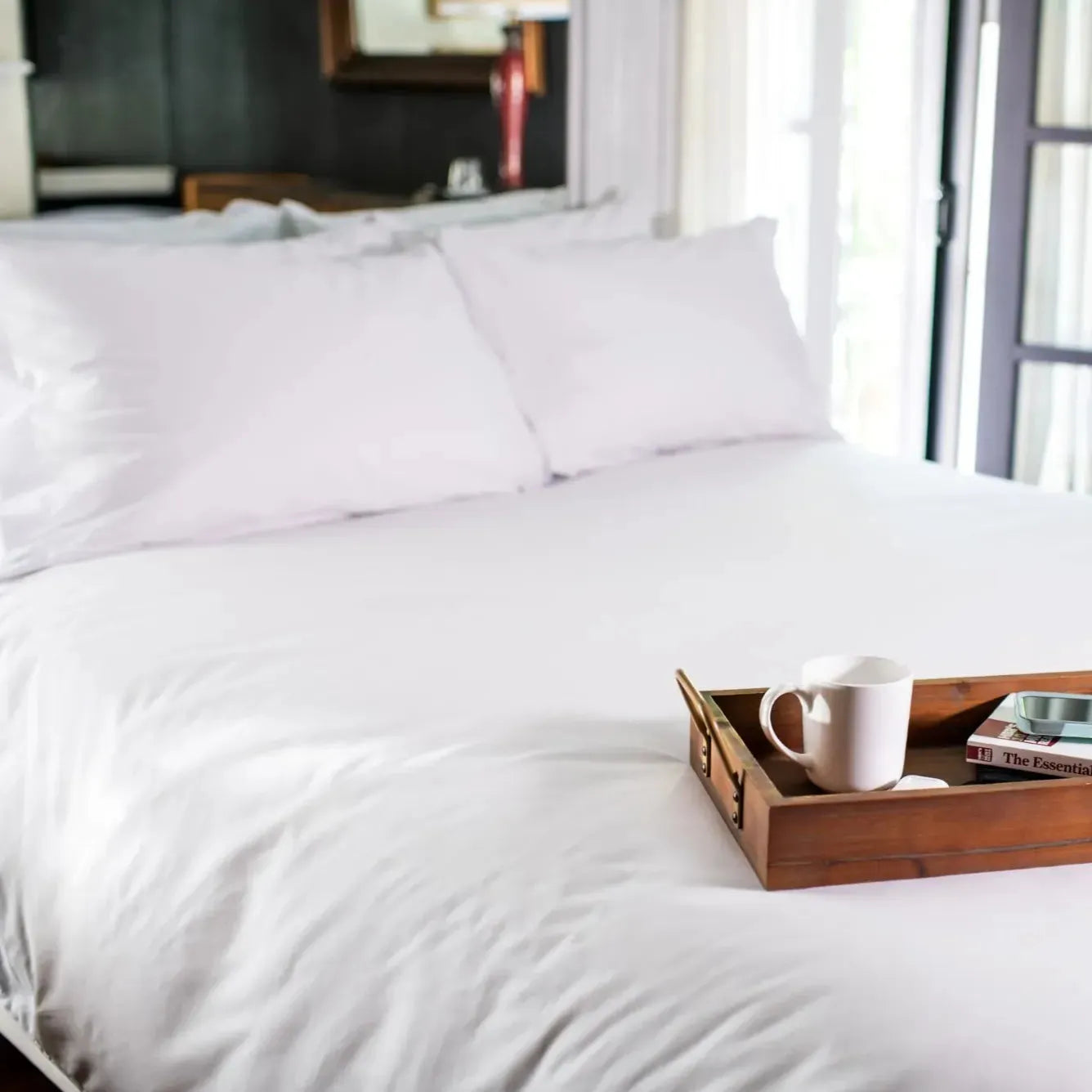 T-300 White Combed Cotton Sheets